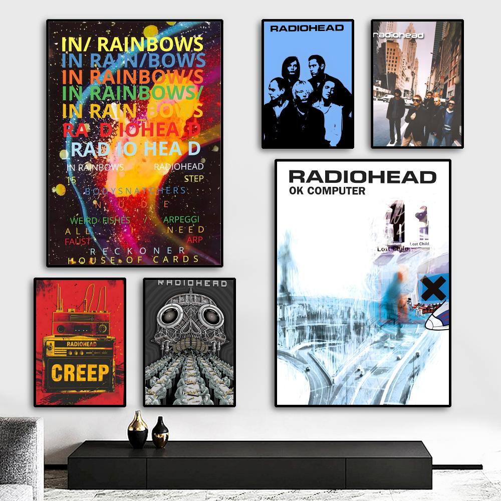 Photography By - R-Radiohead Band Rainbow Painting Calligraphy HD