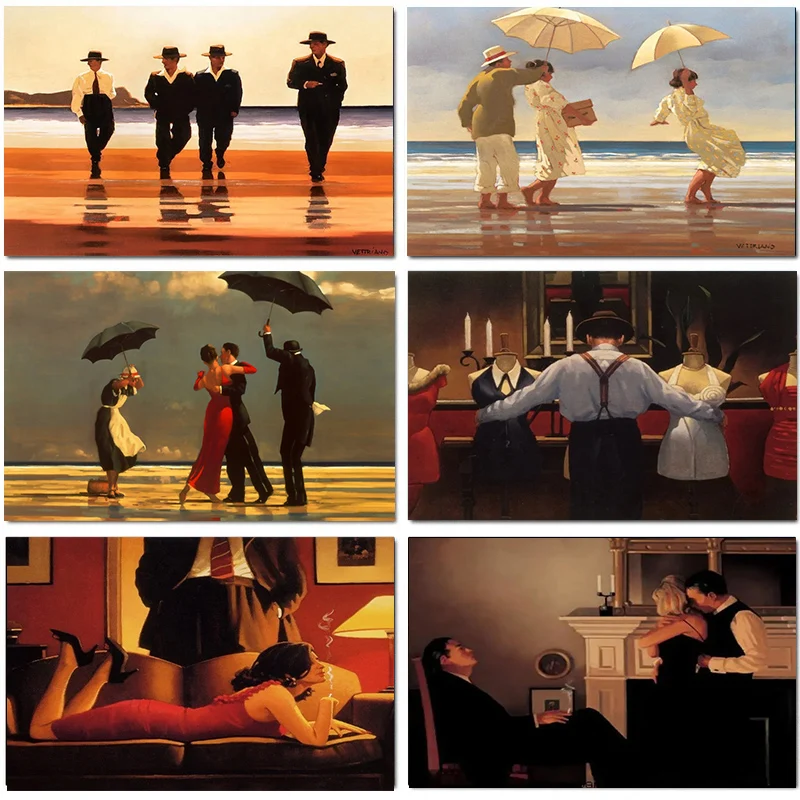 Photography By - Scottish Artist Jack Vettriano Portrait Artwork