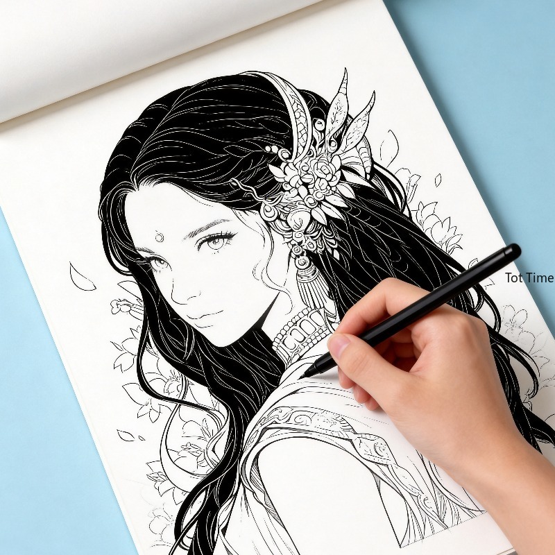 Photography Book - A Hand Drawn Book for Adults