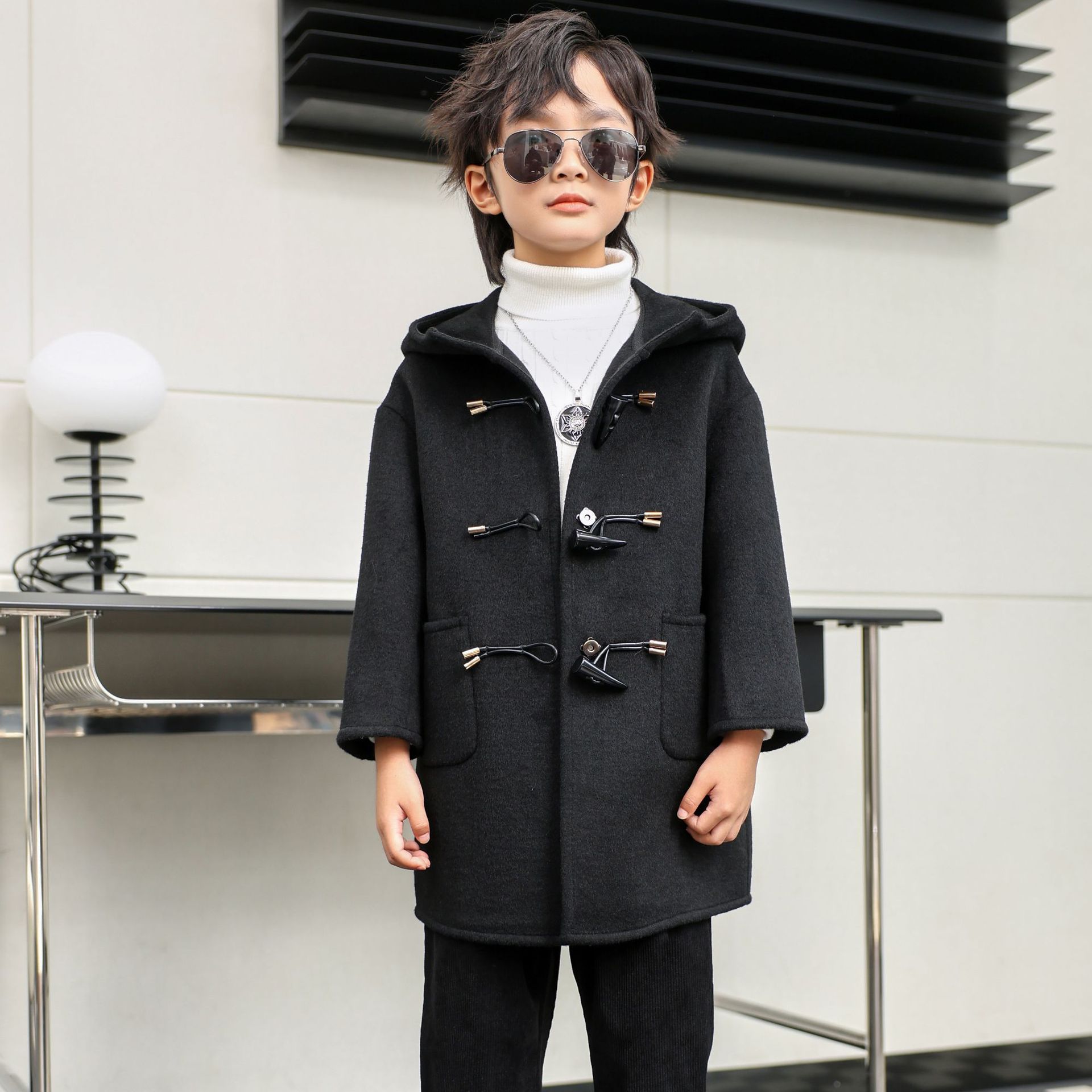 Children Winter Red Green Wool - đánh giá và giá Photography Jacket