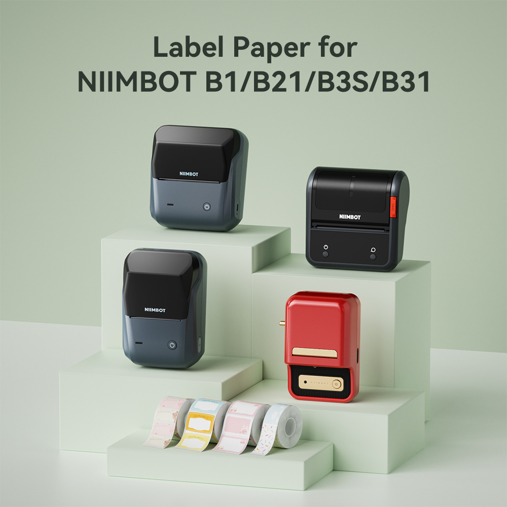 NIIMBOT Thermal Label for B1 B - đánh giá và giá Photography Logo