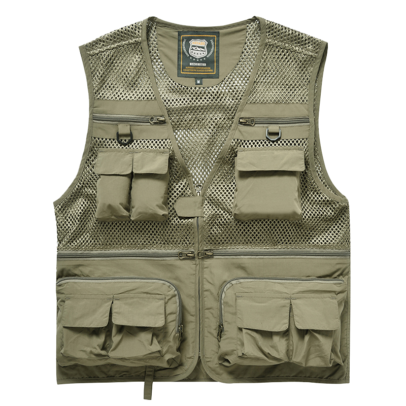 New outdoor multi pocket vest  - đánh giá và giá Photography Jacket