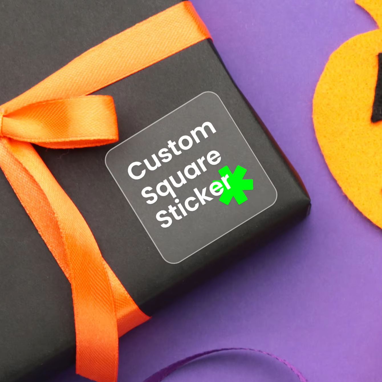 Custom 4cm Square Clear Sticke - đánh giá và giá Photography Logo