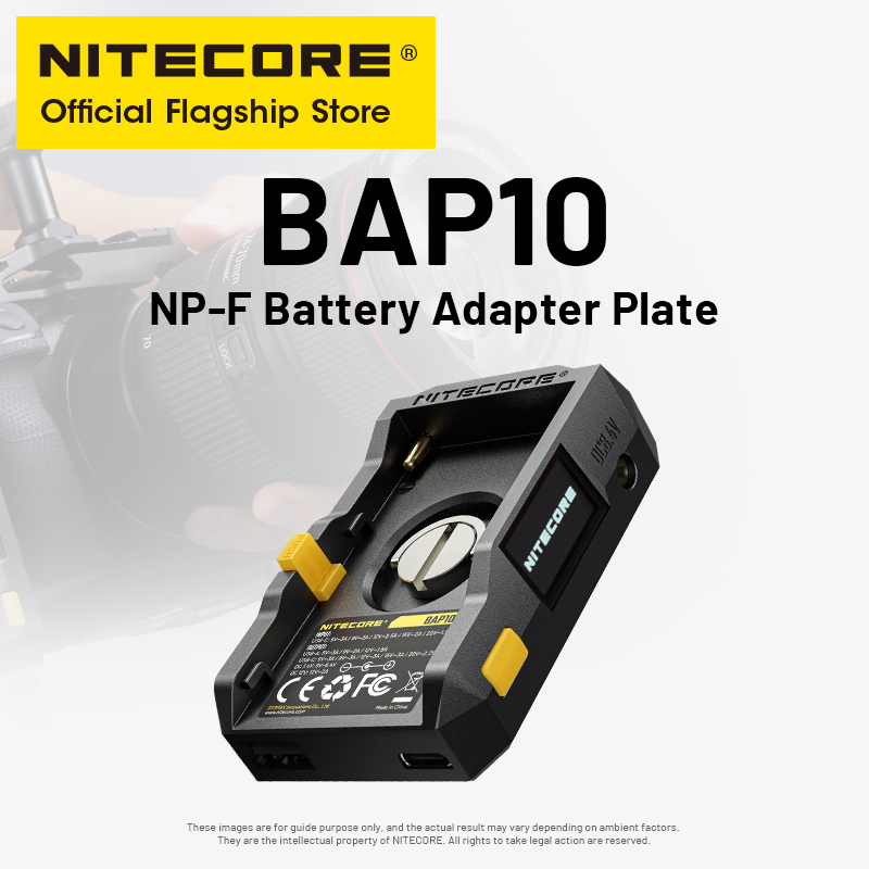NITECORE BAP10 NP-F Battery Ad - đánh giá và giá Photography Unit