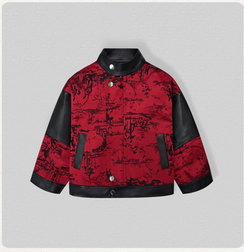 Gentleman Kids Embroidery Moto - đánh giá và giá Photography Jacket