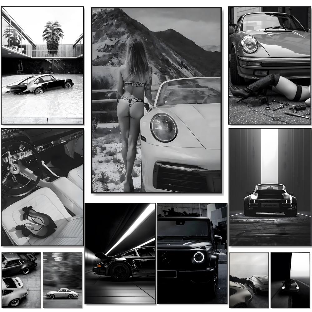 Black white Luxury Sports Car  - đánh giá và giá Photography By