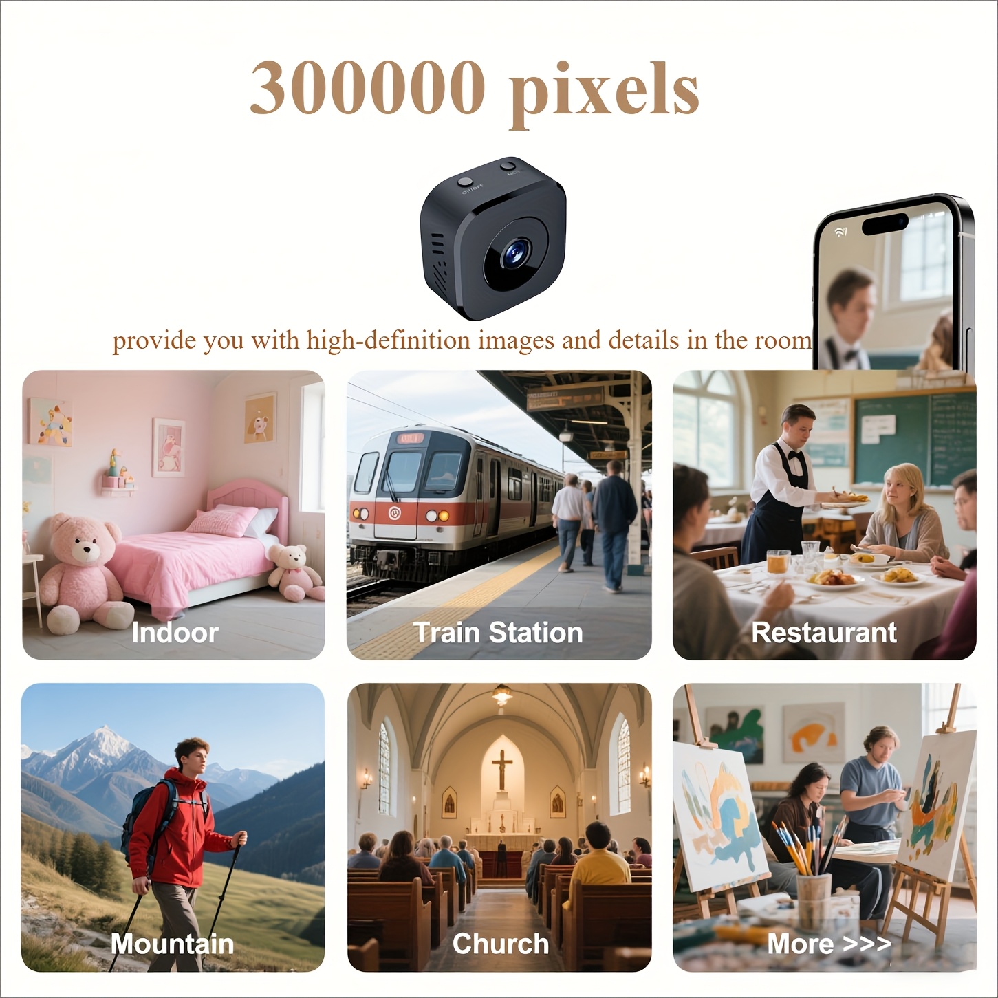 1080P HD Mini WiFi Camera Indo - đánh giá và giá Photography Unit