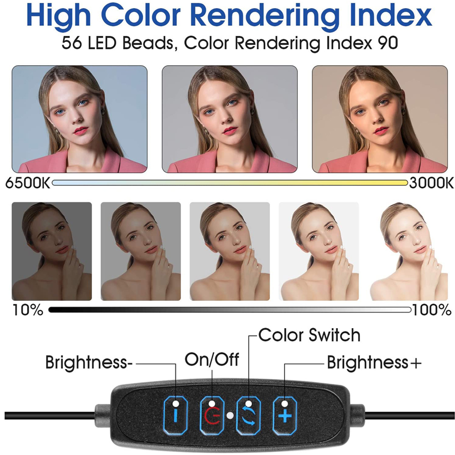 16cm LED Video Light with Stan - đánh giá và giá Photography Youtube