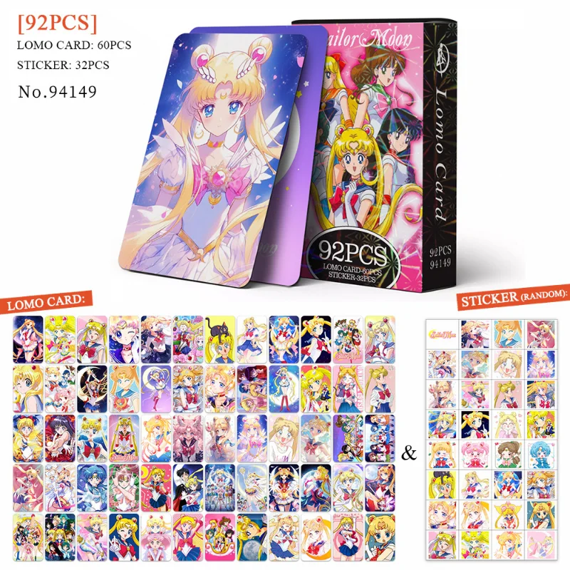 92pcs Sailor Moon New Lomo Car - đánh giá và giá Photography News