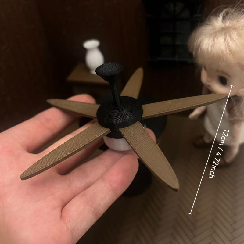 Miniature Ceiling Fan with LED - đánh giá và giá Photography Natural Lighting