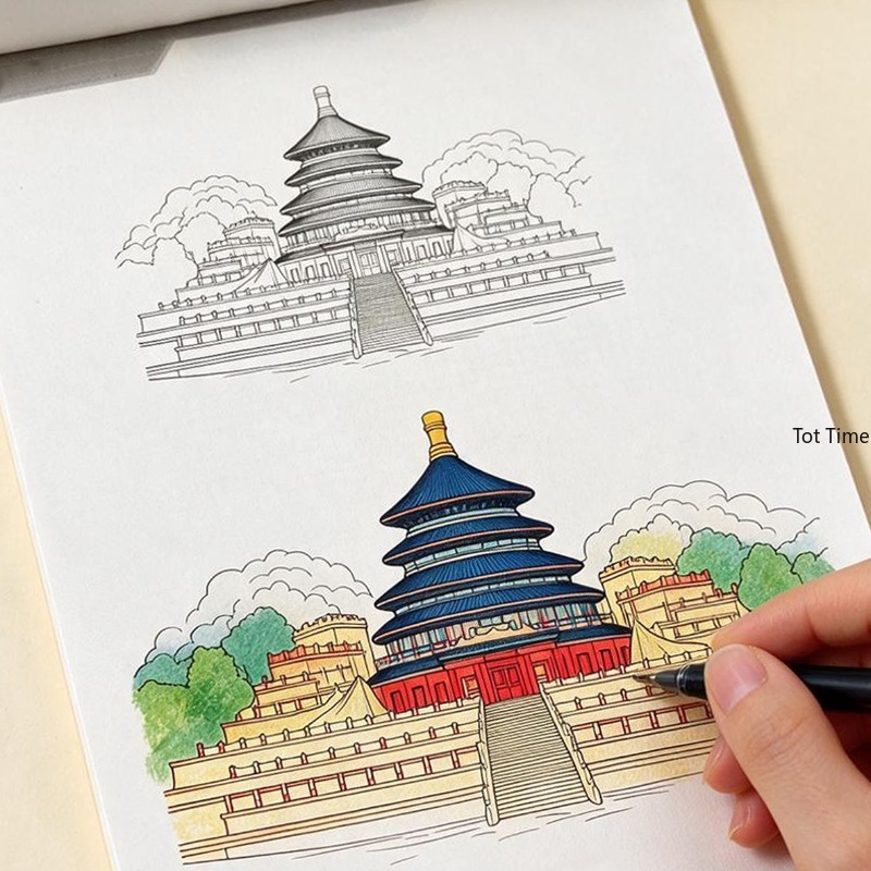 A Coloring Book for Ancient Ar - đánh giá và giá Photography Book
