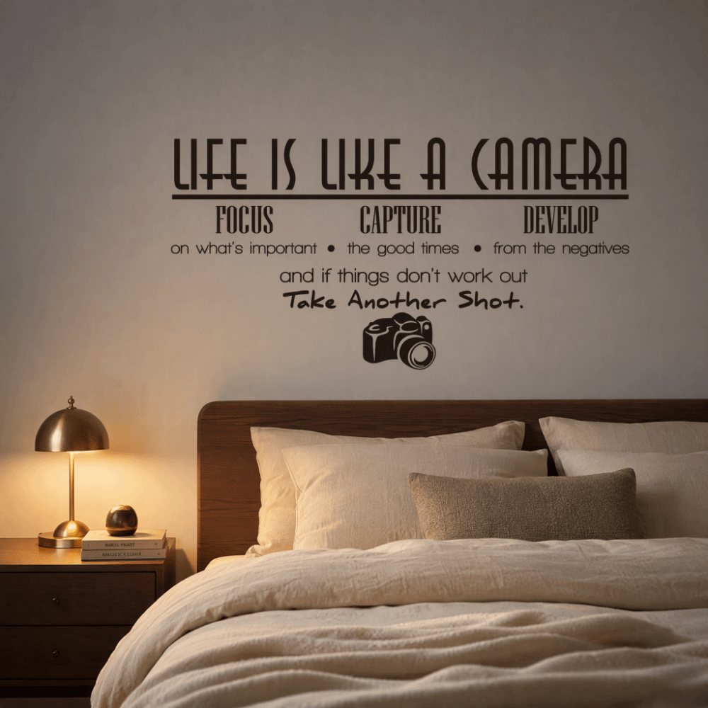 PVC Vinyl Wall Stickers 25x70c - đánh giá và giá Photography Quotes