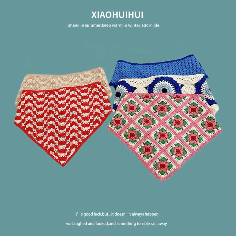 French Ins Knitted Lace Triang - đánh giá và giá Photography Triangle
